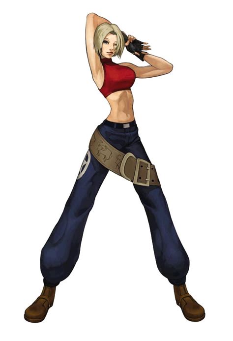 Blue Mary King Of Fighters Female Fighter Blue
