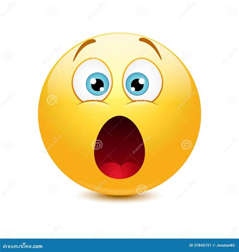 Surprised Smiley Stock Image Image 37845151