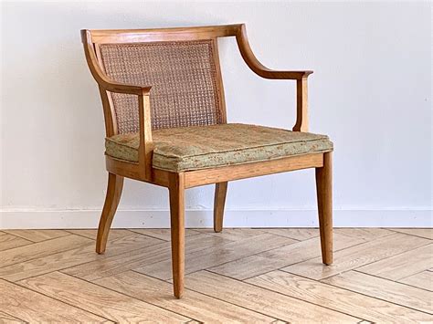 One of the basic pieces of furniture, a chair is a type of seat. MCM Rattan Back Chair - Midcentury Modern Wide Seat Solid ...