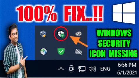 How To Fix Windows Security Icon Missing From Taskbar 2023 Youtube