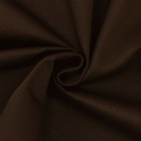 Sample Cotton Twill Brown Fabrics Hemmers