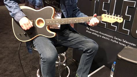 Fender Acoustasonic Tele Hands On Acoustic Demo Namm 2019 Youtube