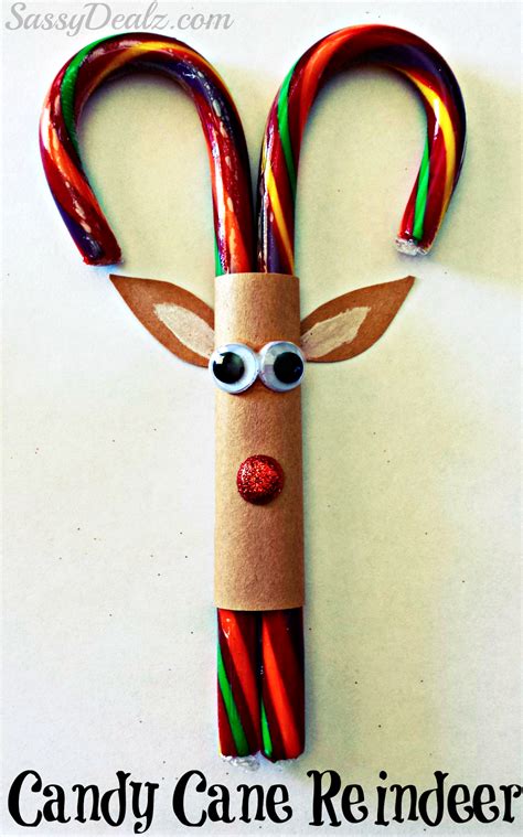 Candy Cane Reindeer Christmas Craft Or Treat For Kids Crafty Morning