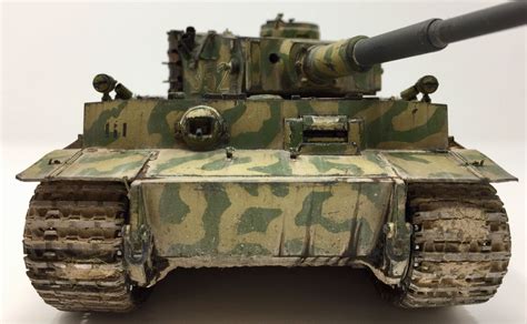 Scale Model Kit Scale Models Diorama Kursk Tiger Tank Ww2 Tanks
