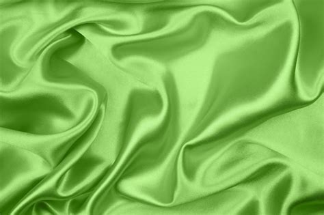 Suave Y Elegante Seda Verde O Textura Satinada Se Puede Usar Como Fondo