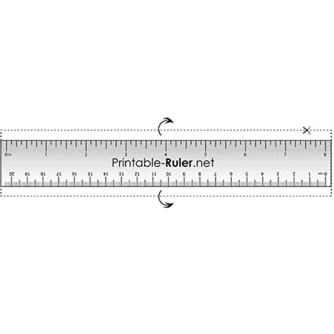 Printable Centimeter Ruler Actual Size