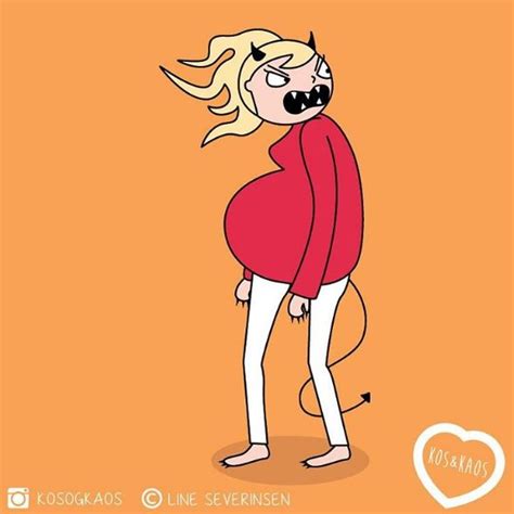 30 Photos Hilarious Cartoons That Depict Real Pregnancy And Motherhood