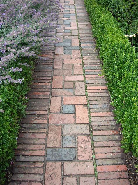 Maybe you would like to learn more about one of these? Brick path at Sissinghurst | Pathway landscaping, Brick ...
