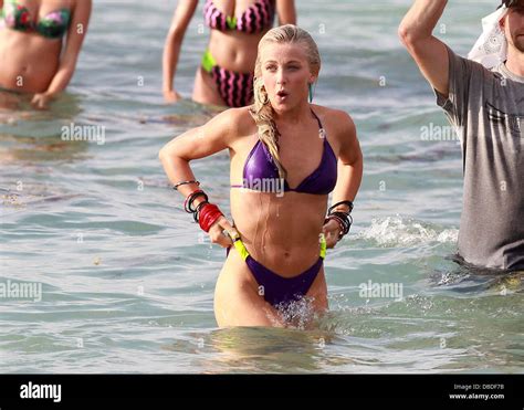 Julianne Hough Shooting A Scene On The Beach For The New Movie Rock Of Ages Hollywood Florida