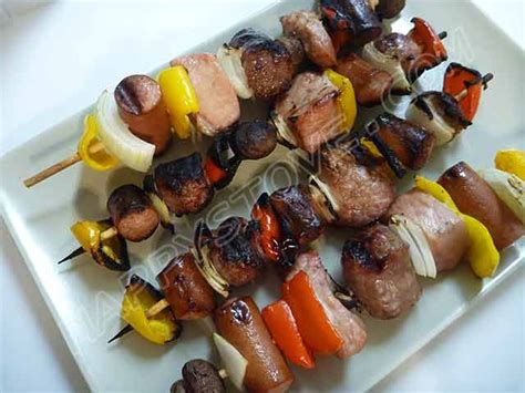 Italian Style Grilled Meat And Veggie Spiedini Skewers Recipe