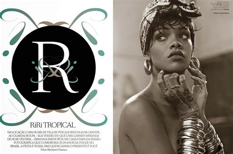 Rihanna For Vogue Brazil The Enchanted Boudoir