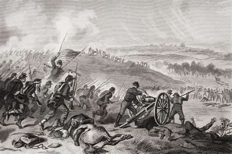 Battle Of Gettysburg Pennsylvania July Drawing By Vintage Design Pics