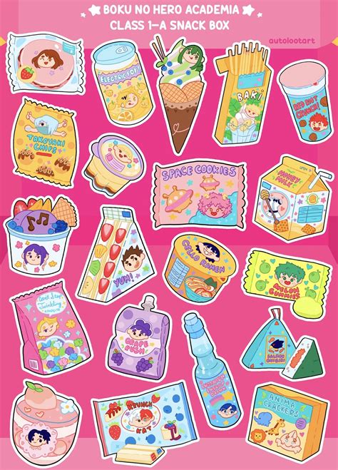 Cute Kawaii Stickers Printable