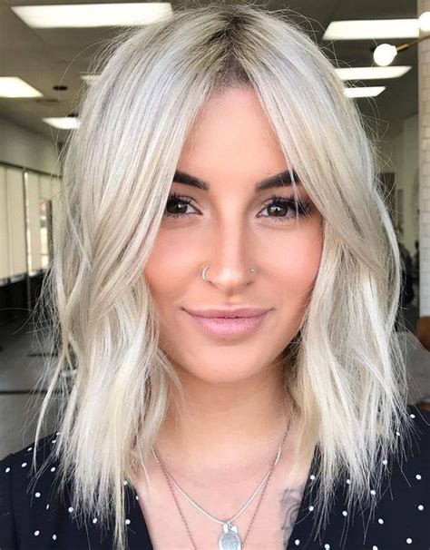 Lovely Blonde Haircuts For Medium Length Hair In 2019 Stylesmod