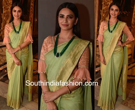 Kriti Kharbanda In A Traditional Saree South India Fashion