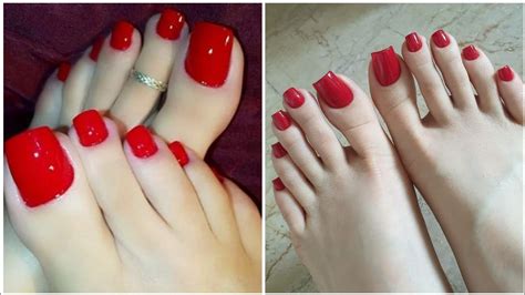Most Beautiful Women Feet Collection Red Nail Polish Color And Beautiful Women Feet Youtube