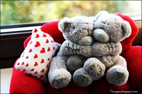 Teddy Bear Couple Hug Love Heart Cute