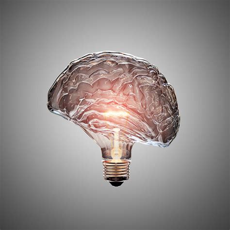 Light Bulb Brain Photograph By Johan Swanepoel
