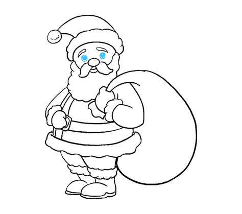 How To Draw Santa Claus In A Few Easy Steps Easy Drawing Guides