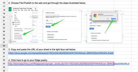 An instance of this class communicates with google api. Fridge Poetry - Google Sheets as Database - Bionic Teaching