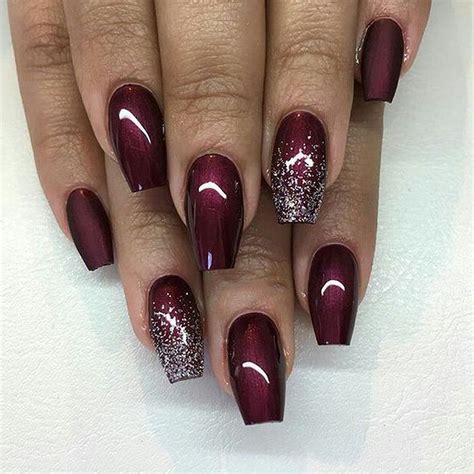 Amazing Burgundy Nail Designs You Have To Try In 2019 Burgundy Nails