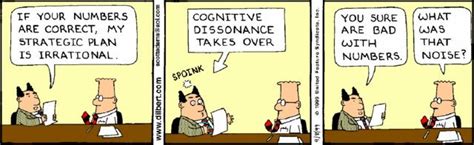 See below for an example. A brief history of cognitive dissonance - Skeptical Science