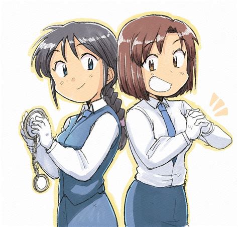 Tsujimoto Natsumi And Kobayakawa Miyuki Taiho Shichauzo Drawn By Tsubobot Danbooru