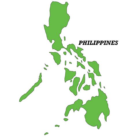 Philippines Map Royalty Free Stock Svg Vector