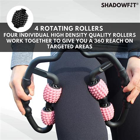 Shadowfit Muscle Massager Roller Trigger Point Foam Roller For Calves Legs Arms Shin Splints