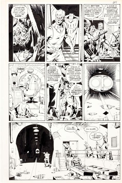Gibbons Watchmen Comic Art Dave Gibbons Art