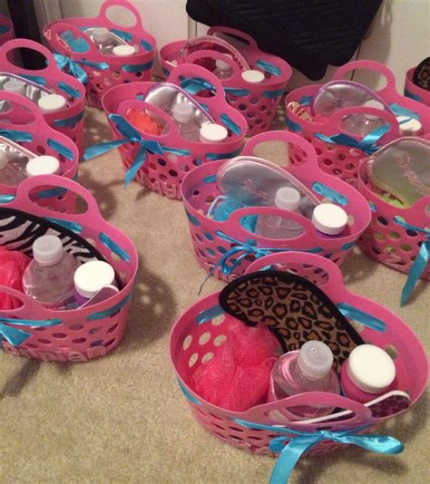 Goodie Baskets For Kids Spa Party Girls Slumber Party Girl Spa Party