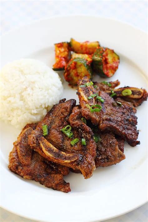 You can enjoy delicious korean barbecue at home. Kalbi (The Best Korean BBQ Short Rib Recipe!) - Rasa Malaysia