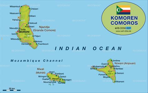 You can change this and find out more by following this link. Map of Comoros (Country) | Welt-Atlas.de