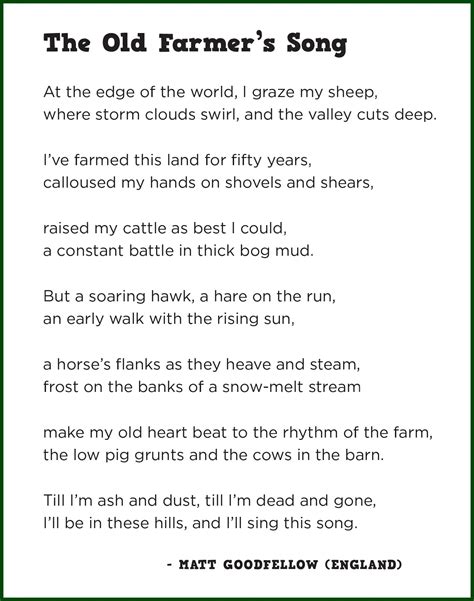 Farmer Poems