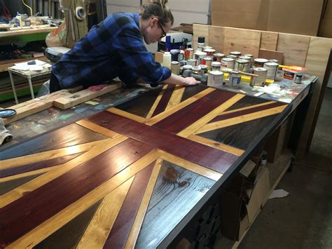 You can read about that here. UK Union Jack Flag Weathered Reclaimed Wood Table ...