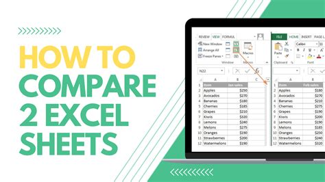 How To Compare Two Excel Sheets