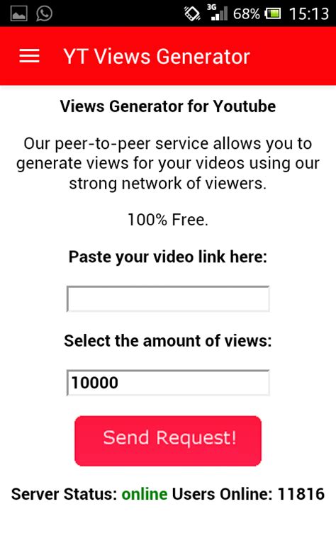How much time do we need to have one view on our video, does time length matter if a video is short or long? Download Views Generator for YouTube APK for FREE on GetJar