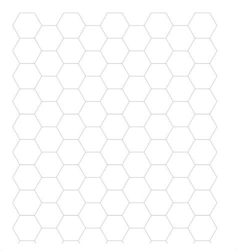 Printable Hexagon Grid
