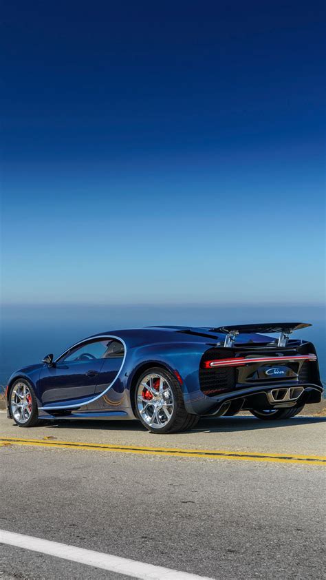Download Wallpaper 1350x2400 Bugatti Chiron Side View Road Iphone 8