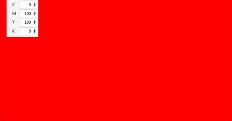 Merah Komposisi Warna Merah Cmyk