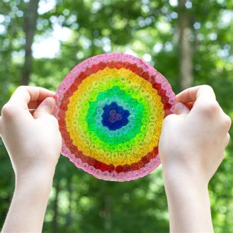 How To Make Rainbow Plastic Bead Suncatchers Melted Bead Suncatcher