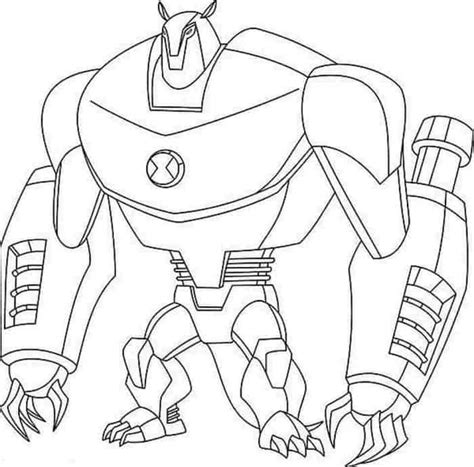 5 Ben 10 Wildvine Coloring Pages Full Update