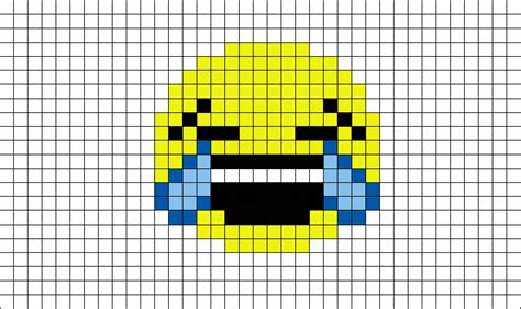 Pixel Art Emoji Dessin Facile Modèle Difficile Emoji
