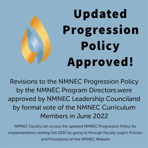 Nmnec Progression Policy Updated Nmnec