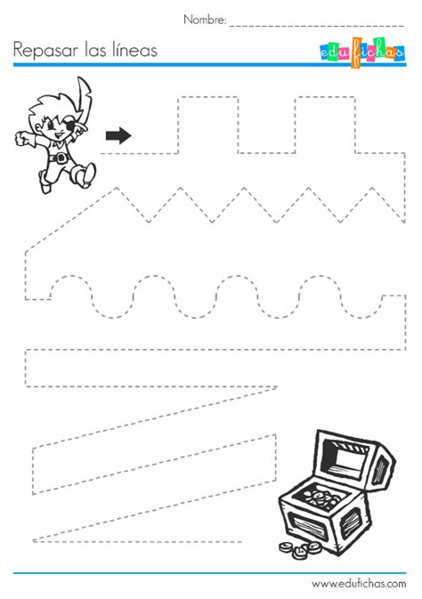 Trazos De Lineas Curvas Para Niños De Preescolar Importancia De Niño