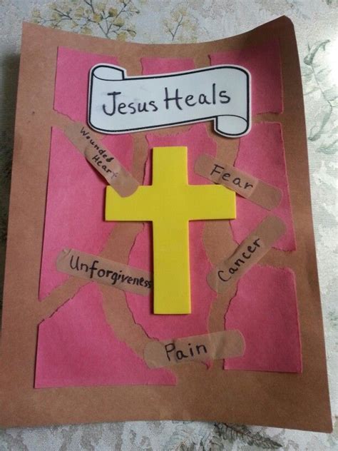 Jesus Heals Sunday School Crafts For Kids Toddler Sunday School