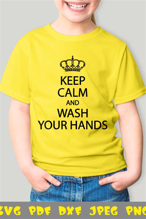 Keep Calm And Wash Your Hands Svg Png  Dxf Pdf Etsy Wash Your