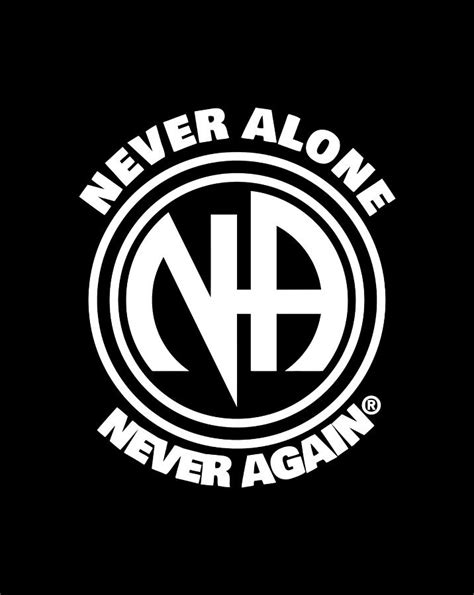 Narcotics Anonymous Logo Symbol Step Recovery Na Aa Gift Digital Art