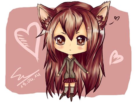 Wolf Chibi Girl By Arisamanuko On Deviantart