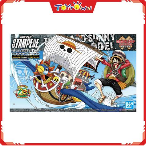 Bandai One Piece Grand Ship Collection Thousand Sunny Flying Model